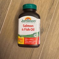1/2028 期 JAMIESON 三文魚魚油 Fish & Oil 200 粒裝 到期日 1/2028 全新未開封