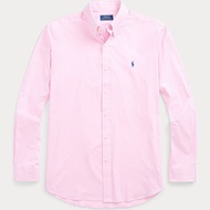 Polo Men's Classic Fit Poplin Long Sleeve Shirt Pink
