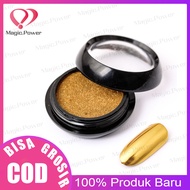 Mirror Chrome Powder/Bubuk Chrom Powder Pearl/ Solid Nail Powder Silver Chrome Solid/ Solid Nail Pow