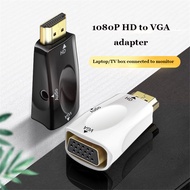 HDMI-compatible to VGA Female Adapter Audio Cable Converter FHD 1080P 720P 480P For PC Laptop TV Box