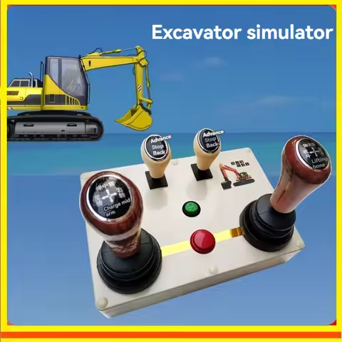 Simulation Driving Excavator Computer Simulator Hook Loader Teaching Training Driving Gamepad Softwa