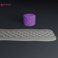 <Activee> Clay Stamp Roller Geometric Flower Patterns Relief Rolling Tool Ceramic Clay Texture Wheel
