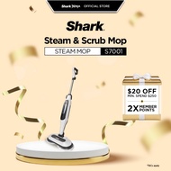Shark Steam & Scrub Mop, Clean & Sanitise Floor at the same time, 4 Machine Washable Scrubbing Pads,