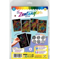 SCA-31(4) SCRATCH ART ZENTANGLE PACK OF 4-SEA