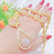 Dây chuyền nữ LILITH mạ vàng 18K JK Silver cho độ sáng lấp lánh cao không gây dị ứng thích hợp đi t