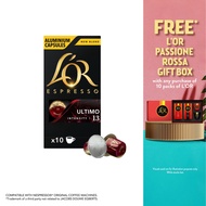 L'OR Espresso Ultimo Intensity 13 Coffee Capsules- Compatible with Nespresso®* Original Coffee Machi