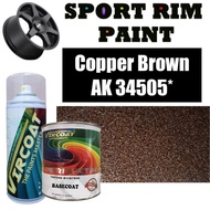 VIRCOAT Sport Rim Paint 2K Car Paint Motor Paint Auto refinsihing| Cat Bancuh Sport Rim Copper Brown