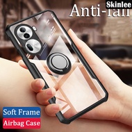 New Design Case For OPPO Reno 11 Pro 11F Case Transparent Soft Ring Bracket Shockproof Case Protector Cases for OPPO Reno 11 Back Cover