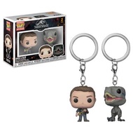 Funko Pocket Pop Keychain Jurassic World 2-pack Owen & Blue