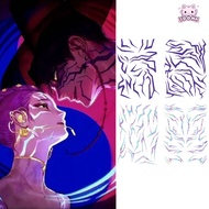 SOONA Temporary Tattoos, Anime KPop Demon Hunters Body Paint Cosplay Prop Tattoo Sticker,  Anime Dev