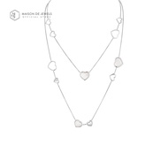 Maison de Jewels - You & Me Necklace สร้อยคอ หัวใจ เงิน