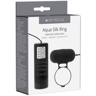 Me You Us Aqua Silks Vibrating Wired Cock Ring