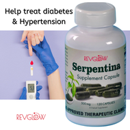 Revglow Serpentina 500mg 120caps Supplement for diabetes