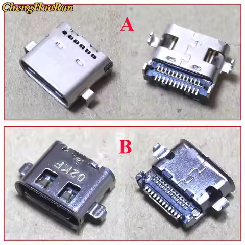 ChengHaoRan 1pcs for Lenovo T480 T580 L480 L580 L490 Type-c USB C USB 3.1 Charging port socket conne