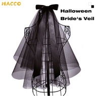 【SG】Halloween Bride's Veil Retro Gothic Halloween Headwear Large Bow Ghost Bride Veil
