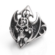 GIUMKA Halloween White Steel Ring Male Trendy MR08008
