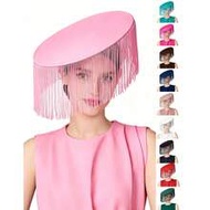 Fascinators Hats For Women Tea Party Cocktail Fascinator Flat Kentucky Vintage Funeral Derby Hat Wit