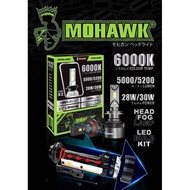 (FREE GIFT) Mohawk LED Bulb kit Headlight Foglight (H8) 6000k