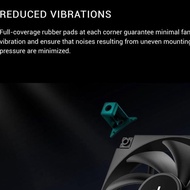 Deepcool FD12 I FD14 - 120mm I 140mm High Performance PWM Daisy Chain Gaming Cooling Fan I Singe Pac