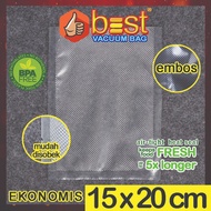 15x20 BEST Vacuum Bag 100 pcs Embossed Vacuum Sealer Plastic
