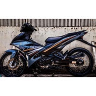 coverset yamaha y15zr V1 V2 HLD T.grey nardo grey