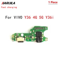 With ic USB Charging Port Board Flex For Vivo Y36 5G V2247 V2248 Y36i Dock Plug Socket Jack Connecto