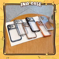 IPHONE Titanium Colored Edge Camera Protective Case 17promax/ 17pro/ 17air/ 17/ 16promax/ 16pro/ 16p
