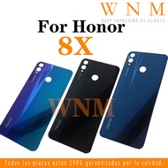 Back Battery Cover Housing For Huawei Honor 8X with LOGO Battery glass Back Cover Rear Door Case Replacement For CPH1723 1819 Part