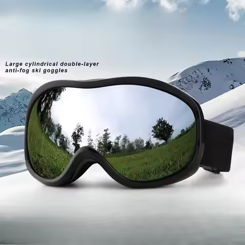 Ski goggles double-layer anti fog ski goggles myopia professional equipment high-definition breathab