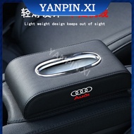 Audi Car Tissue Box High-Quality Leather Car Interior Decoration Supplies Seat Center Console Orname