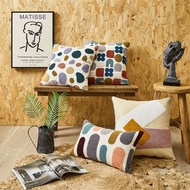 Ins Cotton Embroidery Cushion Cover 45x45cm Sofa Pillowcase Embroidery Towel Embroidered Pillow Cove