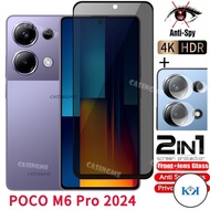 KK Poco M6 Pro 2024 Private Tempered Glass For Poco M6Pro M6 PocoM6 Pro PocoM6Pro M6Poco M 6 4G 5G A
