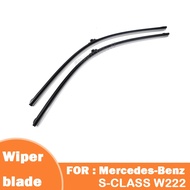 Car Front Windshield Wiper Blade Rubber Strip FOR Mercedes Benz W222 V222 X222 S300 S320 S350 S400 S