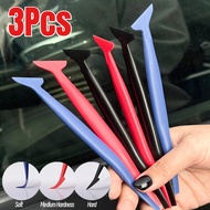 3Pcs Multi-Hardness Car Film Edge Trimming Scrapers Cars Clothing Gap Groove Adhesive Strip Processi