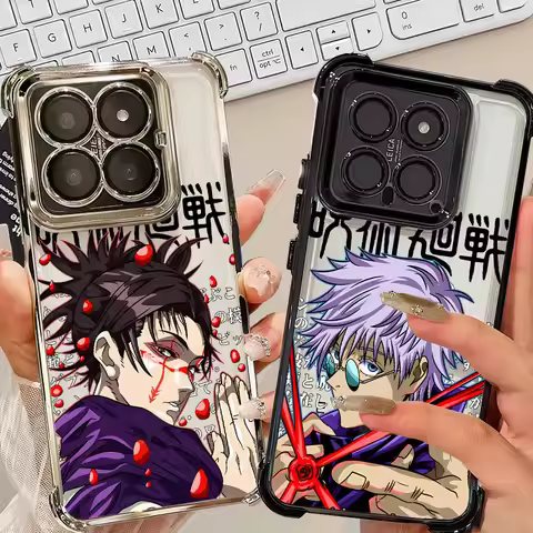 Jujutsu Kaisen For Xiaomi Redmi A5 A3 A1 15C 14C 13 POCO F8 Note 14 13 Mi 15T 14T 14 Ultra Pro Soft 