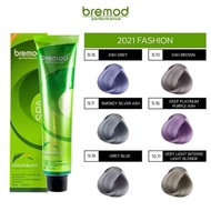Bremod 2021 Fashion Hair Colors (purple, ash gray, ash blonde)