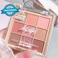 Nine Color Eye Shadow Matte Pearlescent Fine Flash Nine Eye Plate Acrylic Color Shadow N5f5