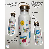 CORTIS GO TUMBLER Stainless Steel Fanmerch Fanmade Drinking Bottle 500 ML by The Doodle Alley Tumble