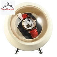 Watch Winder for Automatic Watches Watch Box Automatic Winder (Creamy-White)