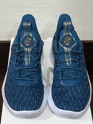 Under Armour Curry 9 藍色金邊運動鞋