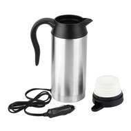 CC SP 750ml Car Electric Kettle Portable 12V24V Car Heated Water Bottle Water Boiler Large Capacity 
