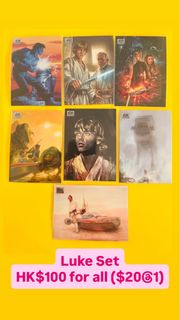 Topps Star Wars 2024 Galaxy 卡 (Luke Set)