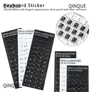 QINJUE Hebrew Letter Water-proof Keyboard Covers Desktop Computer Label Sticker