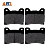 AHL 2 Pairs Motorcycle Brake Pads for YAMAHA FZX 750 FZX750 1987 Black Brake Disc Pad
