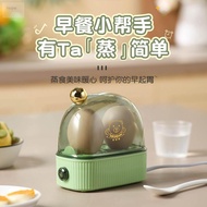 米栗熊多功能蒸蛋器煮蛋器迷你宿舍早餐机蒸蛋神器Mi Li Xiong Multi functional Egg Steamer, Egg Boiler Mini Sleeperhssyw