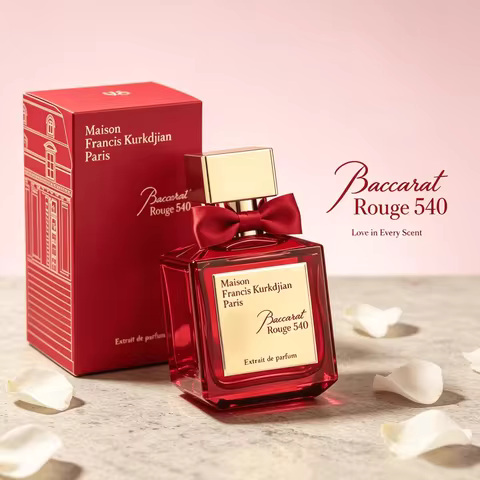 Maison Francis Kurkdjian Baccarat Rouge 540 Extrait De Parfum 70ml 2.4Fl.Oz Unisex Amber Floral Frag
