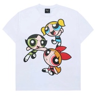 GENUINE - [THE POWERPUFF GIRLS X ADLV] ADLV BIG PRINTING ARTWORK WHITE T-SHIRT - SUPERMAN GIRLS T-SH
