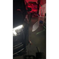 Suitable for Mercedes-Benz 20-24 GLE350 GLE53 GLS450G63 Rearview Mirror Carpet Light AMG Running Wat