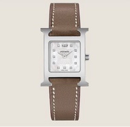 全新 可用信卡分期 消費劵 Hermes Watch H 手錶 白貝母面 Heure H 鑽石字