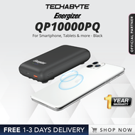 Energizer QP10000PQ | 10000mAh Power Bank (Black/White)